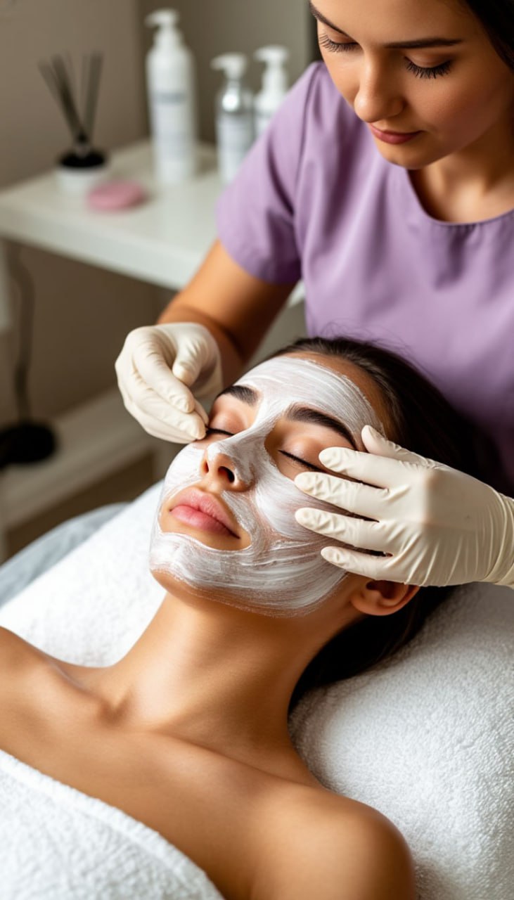 Косметологическая процедура в салоне красоты в Липецке